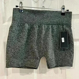 C Mode Women's Biker Short Size S/M Dark Gray NWT Athleisure Activewear Workout